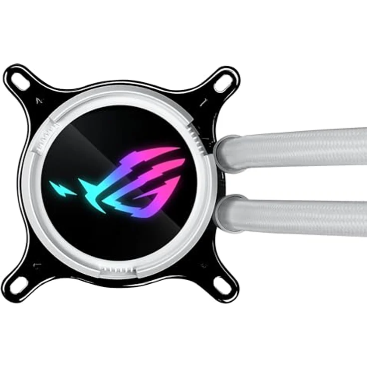 ASUS ROG STRIX LC III 240 ARGB White Edition All-in-One Flüssig-CPU-Wasserkühlung weiß (2x adressierbare ROG ARGB-Lüfter, Asetek-Pumpe 7. Generation V2, Intel LGA 1700, 1200, 115X, AMD AM5, AM4) – Bild 5