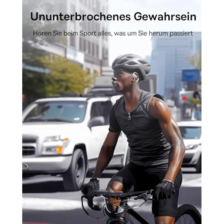 Baseus Eli Sport 1 Open Ear kopfhörer Bluetooth, Direktionale Akustik, druckvoller Bass, Ultraleicht, IPX4 wasserdicht, ENC-Mikrofone, kopfhörer kabellos Bluetooth 5.3-für Laufen, Training, Fitness – Bild 4