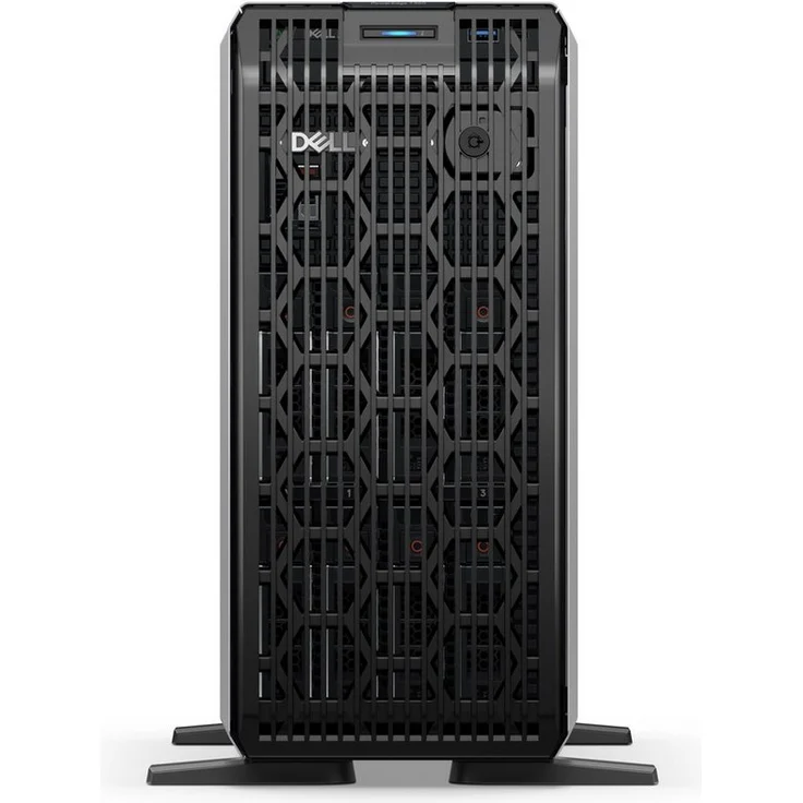 Dell PowerEdge T360, NAS-Server Tower mit Xeon 6333P, 32 GB RAM, 2 x 480 GB SSD, Schwarz, 3 Jahre ProSupport