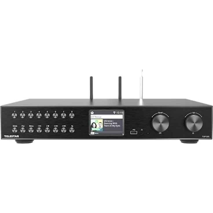 Telestar TELESTAR TOP 500, HiFi-Tuner mit Internetradio/DAB+, Bluetooth 5.3, USB-Aufnahme und Streamingdiensten – Schwarz – Bild 1