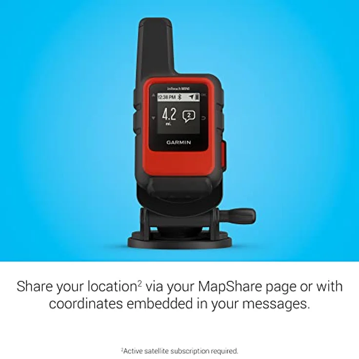 Garmin Inreach® Mini 2 Marine Bundle, Kompaktes Walkie-talkie mit globaler Satellitenkommunikation, Schwarz – Bild 9