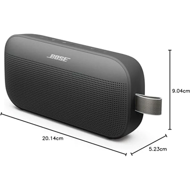 Bose SoundLink Flex SE, Tragbarer Bluetooth Lautsprecher 2. Gen. mit IP67 Schutz, bis zu 12 Stunden Akkulaufzeit, schwarz – Bild 8