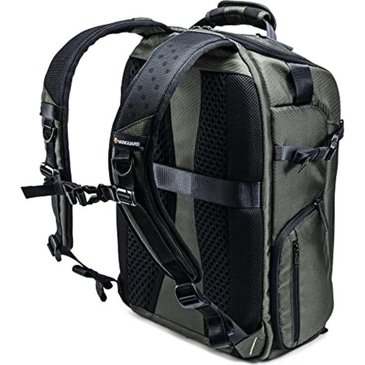 Vanguard VEO SELECT 48BF GR, Fotorucksack mit Platz für Spiegelreflexkamera und bis zu fünf Objektive, Grün – Bild 8