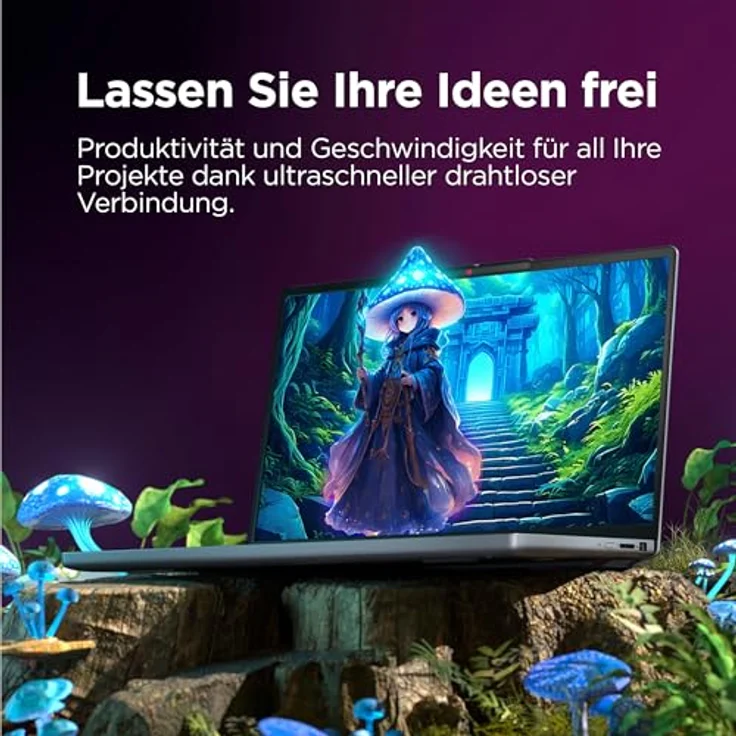 Lenovo IdeaPad Slim 3i Laptop, 14" WUXGA Display, Intel Core i5 13420H, 16GB RAM, 512GB SSD, Intel UHD Grafik, Windows 11, QWERTZ, Luna Grau, 3 Monate Premium Care – Bild 3