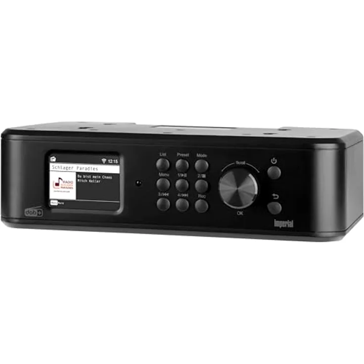 Imperial DABMAN i460 Multifunktionsradio (DAB+/UKW & Internetradio, Streaming, Unterbau- & Wandmontage, Bluetooth, USB 2.0 Aufnahme & Wiedergabe, EWF-Notfallsignal, Hotelmodus) schwarz