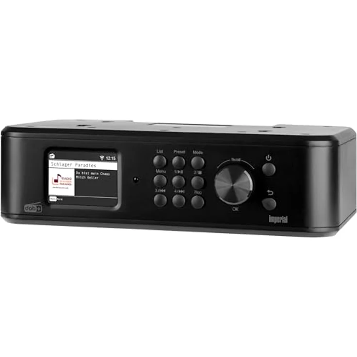 Imperial DABMAN i460 Multifunktionsradio (DAB+/UKW & Internetradio, Streaming, Unterbau- & Wandmontage, Bluetooth, USB 2.0 Aufnahme & Wiedergabe, EWF-Notfallsignal, Hotelmodus) schwarz – Bild 1
