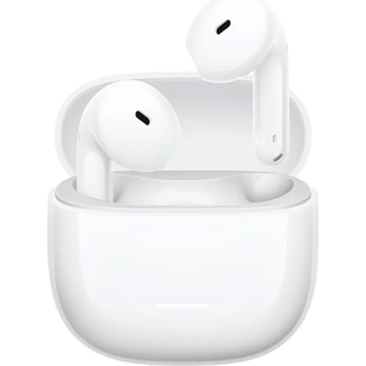 Xiaomi Redmi Buds 8 Active, Weiße True-Wireless-In-Ear-Kopfhörer mit Bluetooth 5.4, Dual-Mikrofon, IP54 Schutz und bis zu 37 Stunden Akkulaufzeit – Bild 1
