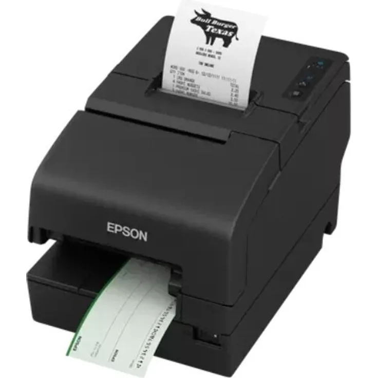 Epson TM-H6000VI, Thermodrucker mit Cutter, USB/RS232/Ethernet, 500 mm/s, schwarz