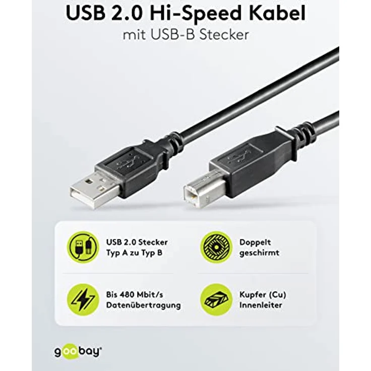 Goobay 68900 USB 2.0 Hi-Speed Kabel, Dawicontrol PCI DC-DuoMedia bulk – Bild 2