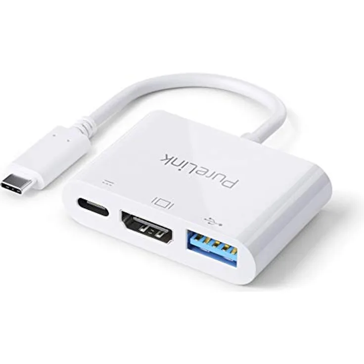 PureLink IS270 - USB 3.0 (3.1 Gen 1) Type-C - HDMI,USB 3.0 (3.1 Gen 1) Type-C,USB 3.1 (3.1 Gen 1) Type-A - 3840 x 2160 Pixel - 5000 Mbit/s - Acrylnitril-Butadien-Styrol (ABS) - PVC - 60 W (IS270)