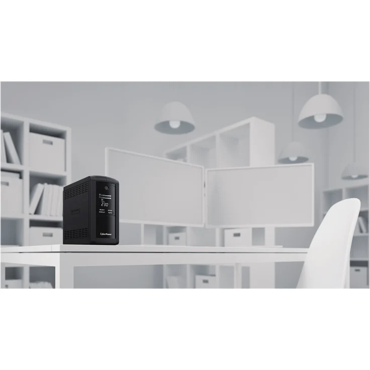 CyberPower ValuePRO Line-Intera. 1000VA-550W 4xSchuko VP1000ELCD – Bild 2