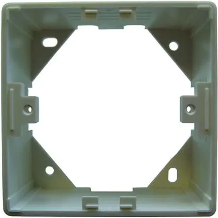 EKU e-stone Aufputzgehäuse , 80x80mm RAL9010 reinweiss, t66851040