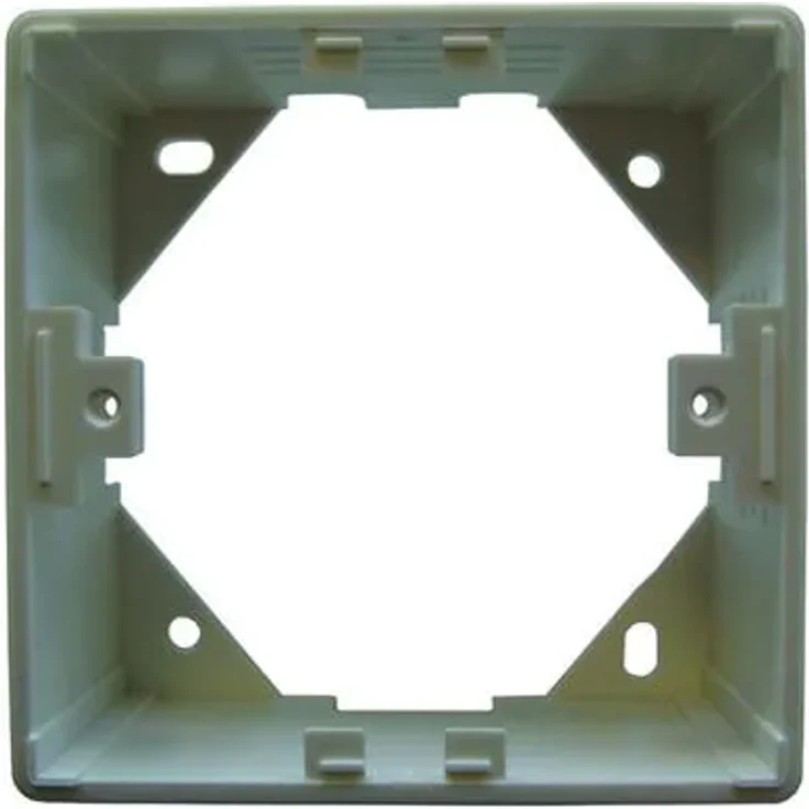 EKU e-stone Aufputzgehäuse , 80x80mm RAL9010 reinweiss, t66851040 – Bild 1