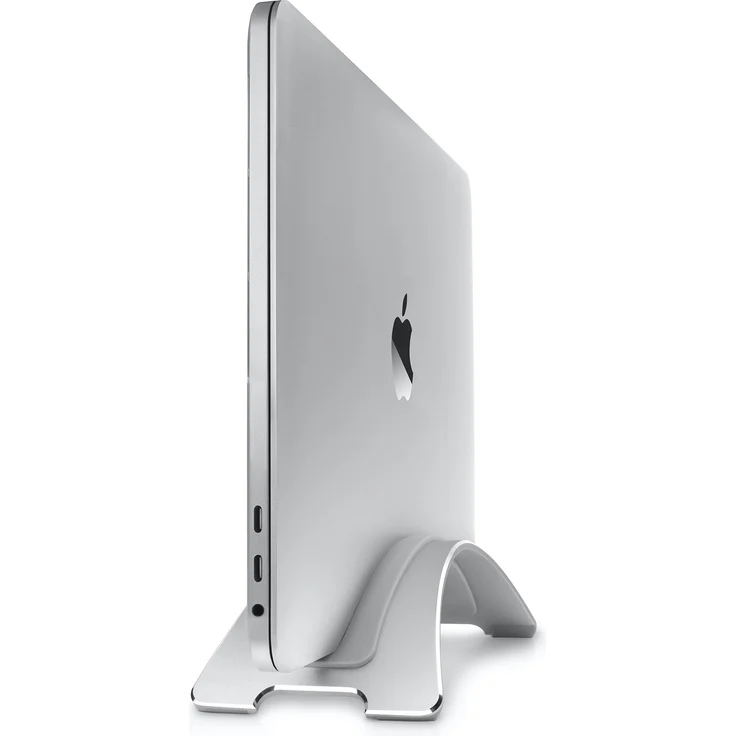 Twelve South BookArc für MacBook | Platzsparender vertikaler Tischständer für Apple Notebooks (Silber) – Bild 13