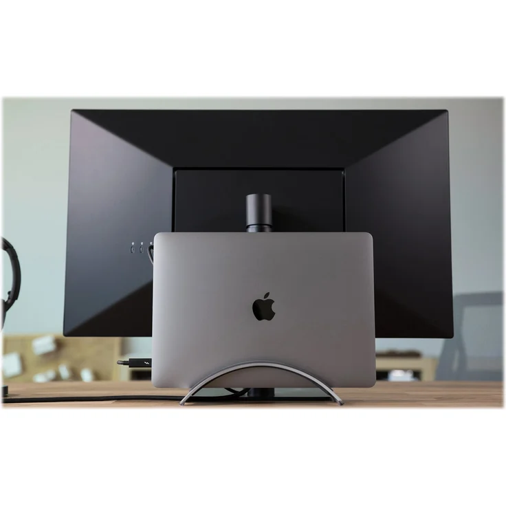 Twelve South BookArc für MacBook | Platzsparender vertikaler Tischständer für Apple Notebooks (Silber) – Bild 10