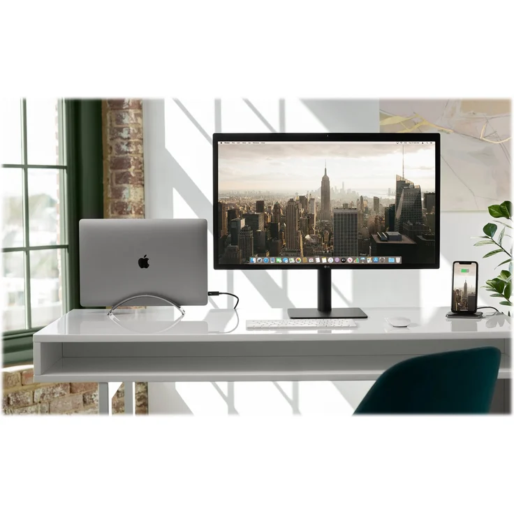 Twelve South BookArc für MacBook | Platzsparender vertikaler Tischständer für Apple Notebooks (Silber) – Bild 4
