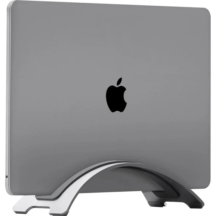 Twelve South BookArc für MacBook | Platzsparender vertikaler Tischständer für Apple Notebooks (Silber) – Bild 8