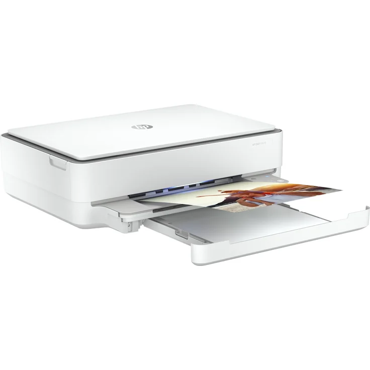 HP Envy 6020 (3-in-1) Multifunktionsdrucker - (Thermal Inkjet) Farbe, Druckgeschwindigkeit: 10 s/w, 7 Farbe, Auflösung: 1200 x 1200, USB, WLAN, AirPrint, Mobile Print (5SE16B) – Bild 8
