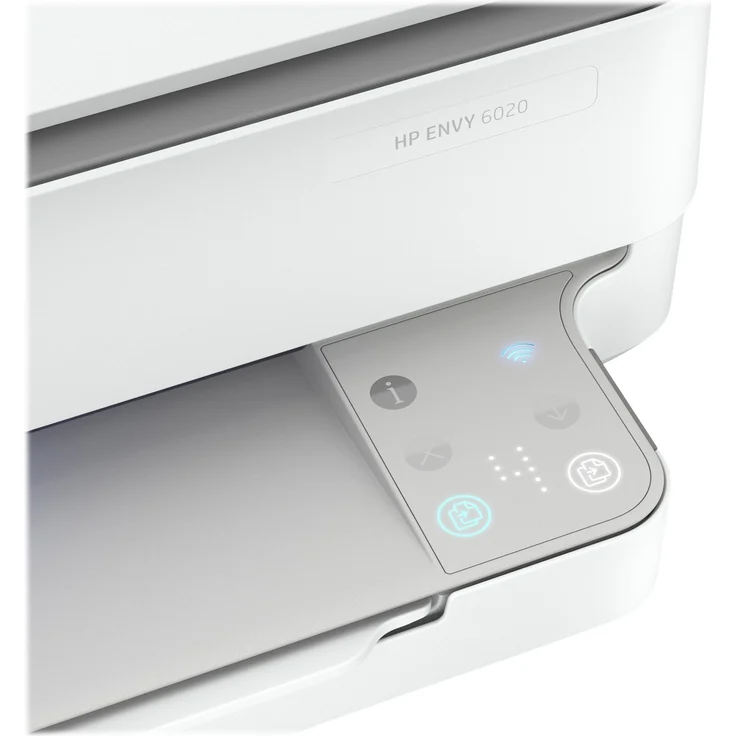 HP Envy 6020 (3-in-1) Multifunktionsdrucker - (Thermal Inkjet) Farbe, Druckgeschwindigkeit: 10 s/w, 7 Farbe, Auflösung: 1200 x 1200, USB, WLAN, AirPrint, Mobile Print (5SE16B) – Bild 7