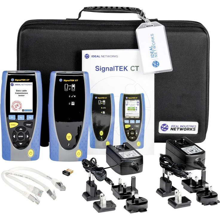 IDEAL Networks Datenkabel Transmission-Tester SignalTEK CT mit Touchscreen