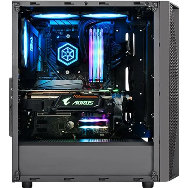 Silverstone Fara B1 Midi-Tower, ARGB, Tempered Glass - schwarz – Bild 11