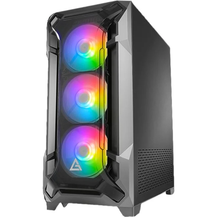 Antec 0-761345-80060-0 Gehäuse DF600 Flux Midi Tower Black – Bild 1