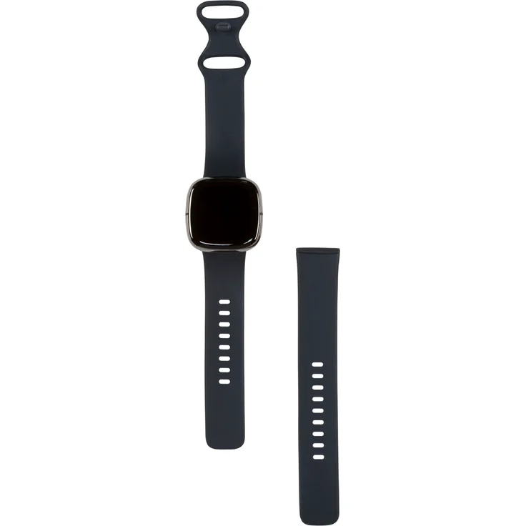 Fitbit Sense Smartwatch GPS, Unisex, S/L, Edelstahlgehäuse, Graphit/Carbon – Bild 13