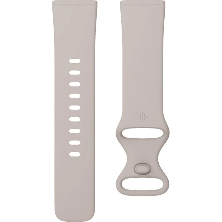 Fitbit Sense Smartwatch GPS, Unisex, S/L, Edelstahlgehäuse, Softgold/Mondweiß – Bild 9