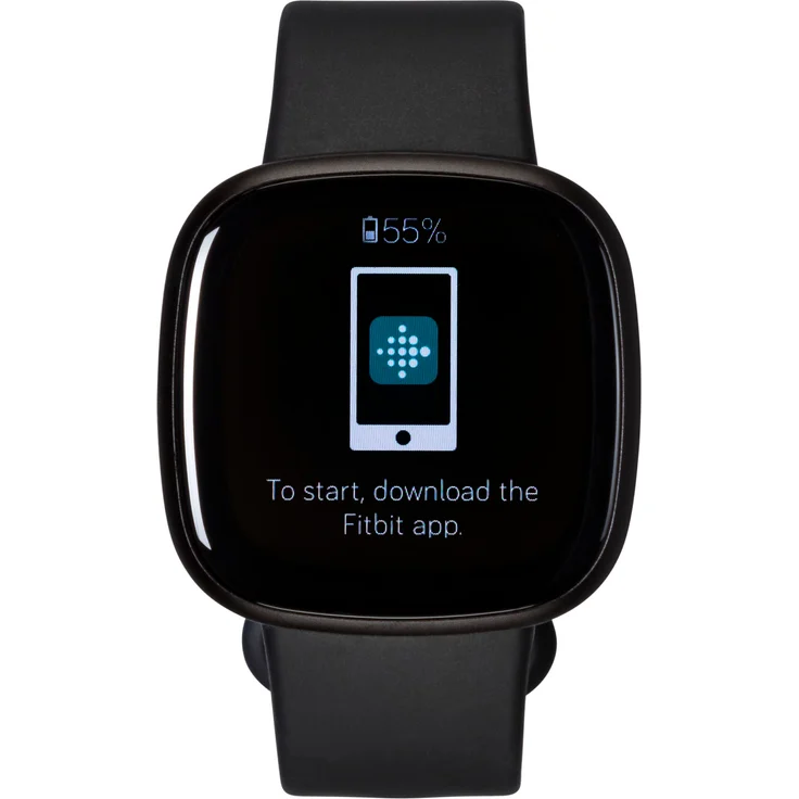 Fitbit Versa 3 Smartwatch GPS, Unisex, S/L, Aluminiumgehäuse, Schwarz/Schwarz – Bild 5