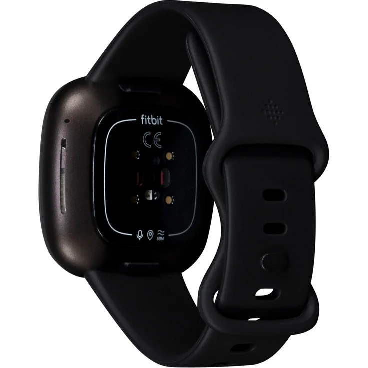 Fitbit Versa 3 Smartwatch GPS, Unisex, S/L, Aluminiumgehäuse, Schwarz/Schwarz – Bild 7