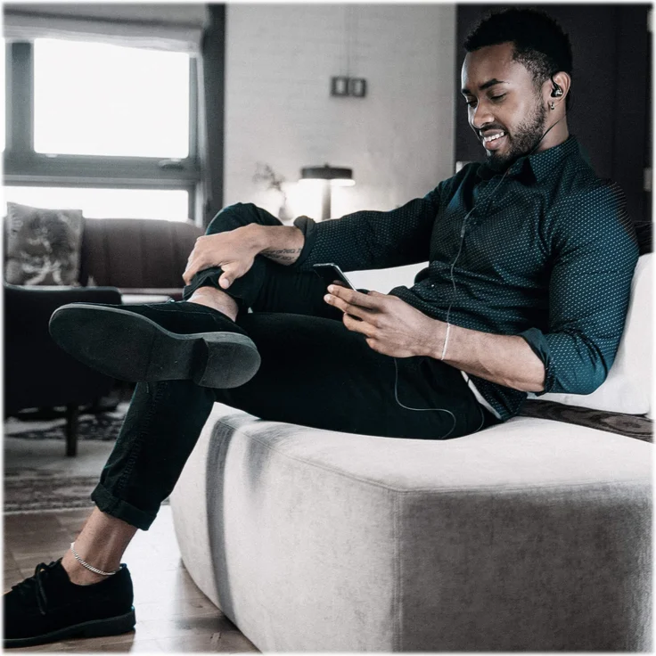 Shure AONIC 4 In-Ear Kopfhörer, mit Mikrofon, Noise Cancelling, schwarz – Bild 5