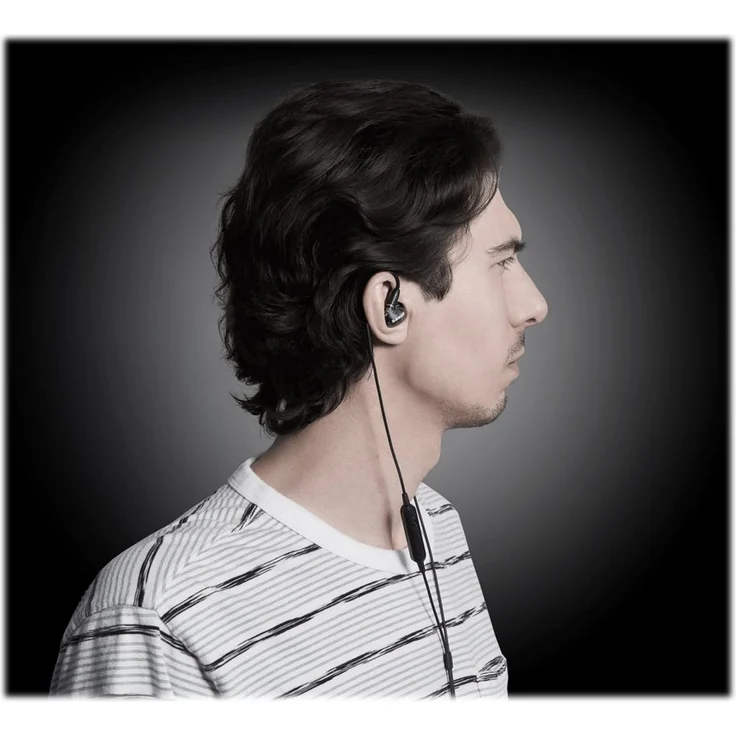 Shure AONIC 4 In-Ear Kopfhörer, mit Mikrofon, Noise Cancelling, schwarz – Bild 6