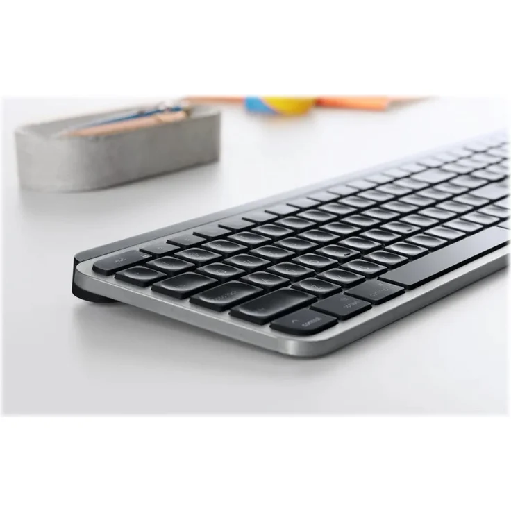Logitech MX Keys für Mac - Tastatur - hinterleuchtet - Bluetooth, 2.4 GHz - QWERTZ - Deutsch - Space-grau (920-009553) – Bild 6