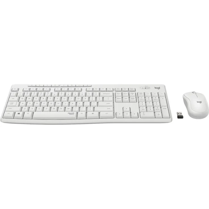 Logitech MK295 Silent - Tastatur-und-Maus-Set - kabellos - 2.4 GHz - QWERTZ - Deutsch - Off White (920-009819) – Bild 7