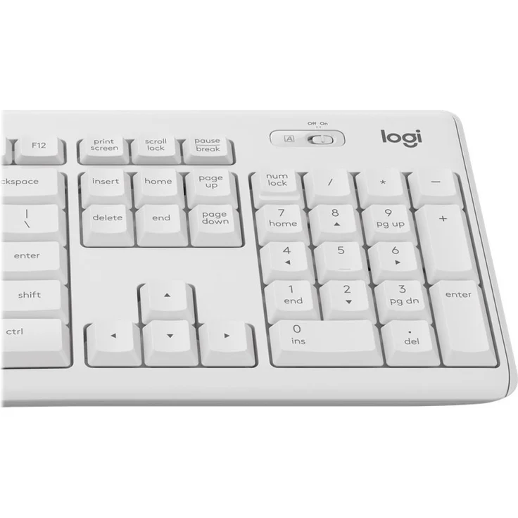 Logitech MK295 Silent - Tastatur-und-Maus-Set - kabellos - 2.4 GHz - QWERTZ - Deutsch - Off White (920-009819) – Bild 6