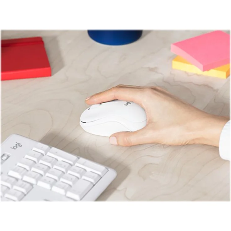 LOGITECH MK295 Silent Wireless Combo - off weiss - fra AZERTY - central – Bild 9