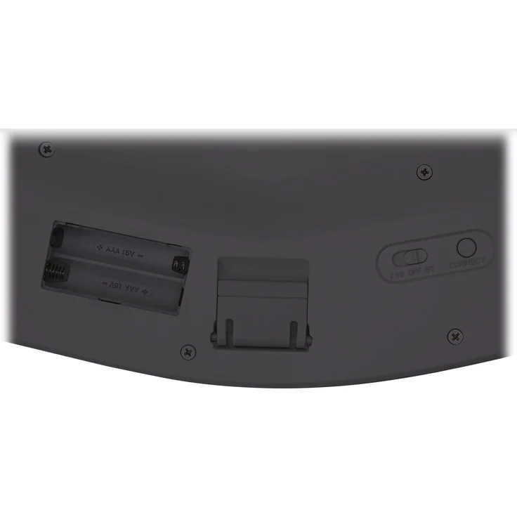 Kensington Pro Fit Ergo Wireless Keyboard - Tastatur - kabellos - 2.4 GHz, Bluetooth 4.0 - Deutsch QWERTZ - Schwarz (K75401DE) – Bild 7