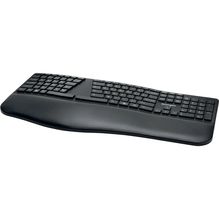 Kensington Pro Fit Ergo Wireless Keyboard - Tastatur - kabellos - 2.4 GHz, Bluetooth 4.0 - Deutsch QWERTZ - Schwarz (K75401DE) – Bild 2