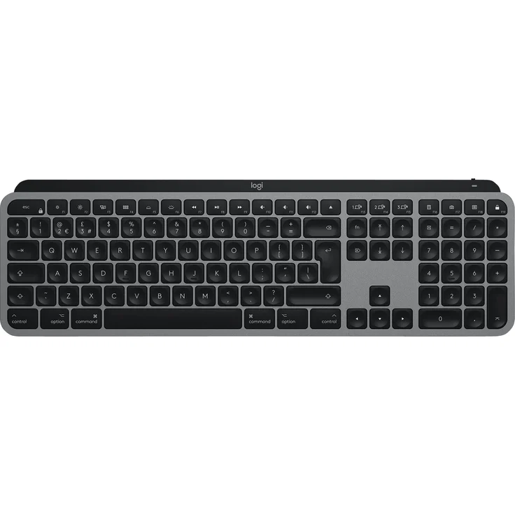 Logitech MX Keys - Tastatur - hinterleuchtet - Bluetooth, 2.4 GHz - QWERTY - GB - Space-grau - Preisvergleich – Bild 2