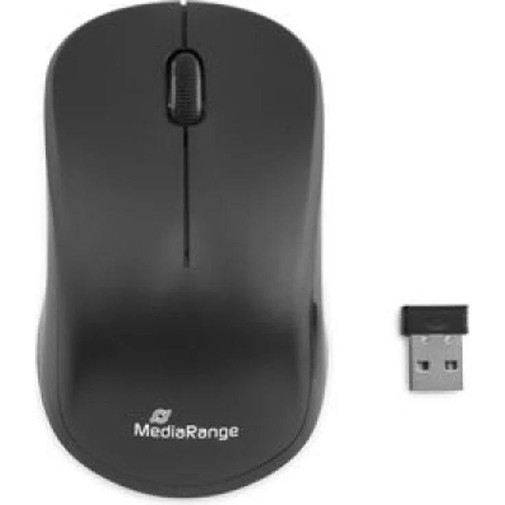 MediaRange MROS107 - Tastatur-und-Maus-Set - kabellos - 2.4 GHz - QWERTZ - Schwarz (MROS107) – Bild 2