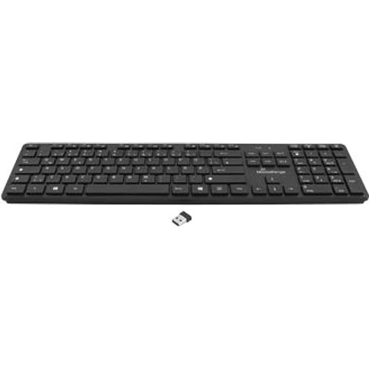 MediaRange MROS107 - Tastatur-und-Maus-Set - kabellos - 2.4 GHz - QWERTZ - Schwarz (MROS107) – Bild 3
