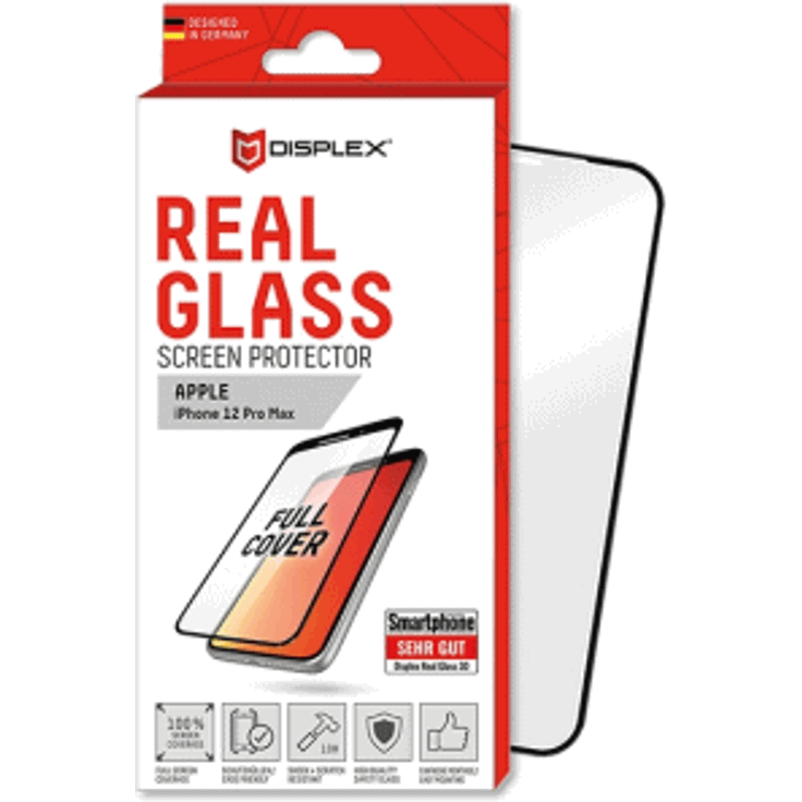 Displex 01308 REAL Glass iPhone 12 PRO MAX – Bild 2