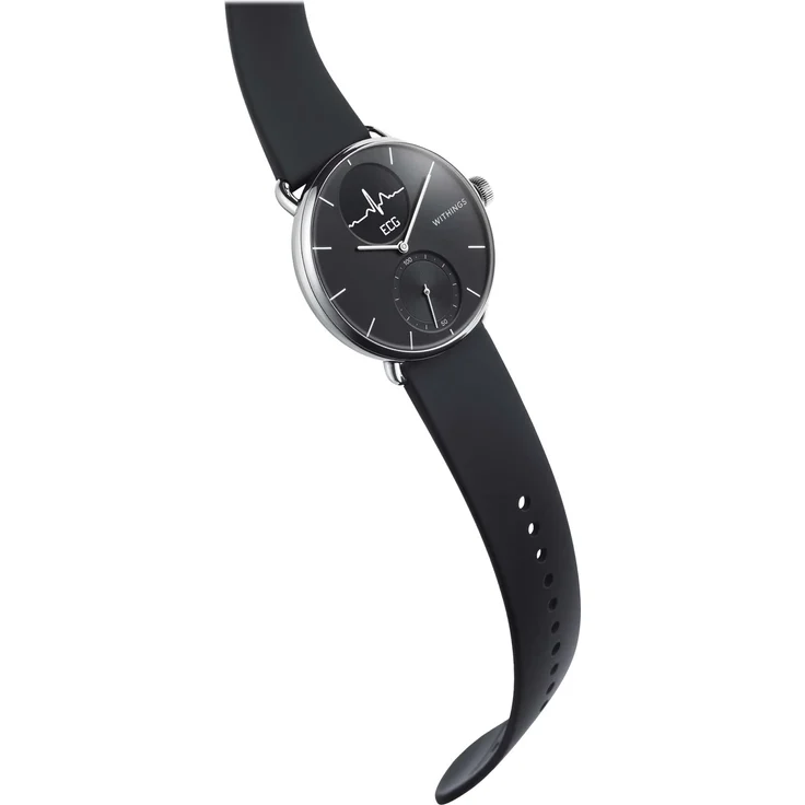 Withings ScanWatch Hybrid-Smartwatch GPS Unisex, 42mm, Schwarz – Bild 2