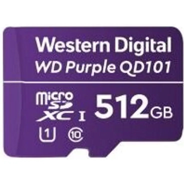 Western Digital WDD512G1P0C QD101 Purple Micro SDXC Class 10 UHS-I U1