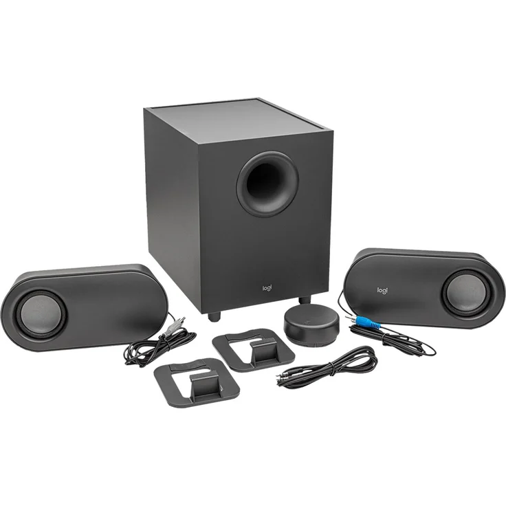 Logitech Z407 Lautsprecher, schwarz, Bluetooth, Subwoofer, raumfüllender Sound – Bild 10