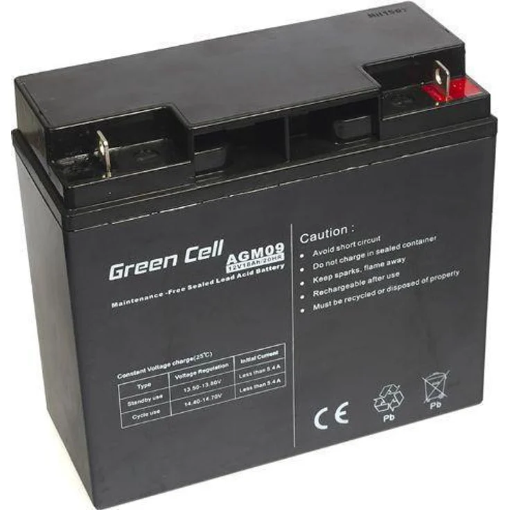 Batterie Blei-Säure Green Cell 12V AGM akku – Bild 2