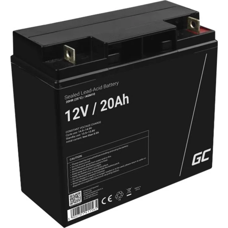 Batterie Blei-Säure Green Cell 12V AGM akku – Bild 1