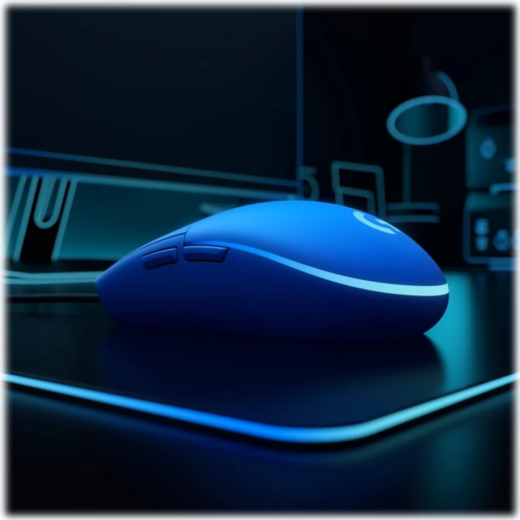 Logitech G203 Lightsync blau, USB (910-005798) – Bild 7