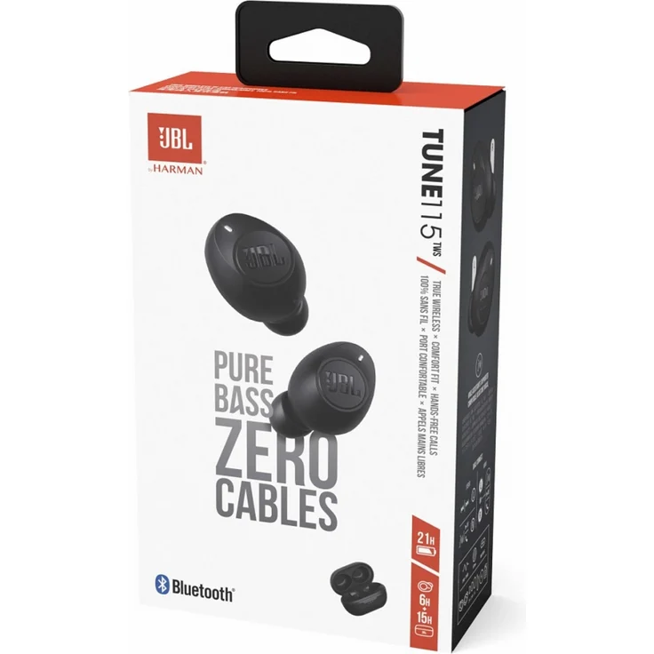 JBL Tune 115 TWS In-Ear-Kopfhörer (Active Noice Cancelling), schwarz – Bild 10