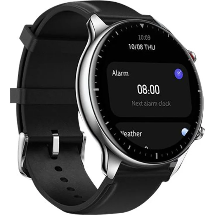 Amazfit GTR 2 Classic Smartwatch GPS, Unisex, 46,4mm, Edelstahlgehäuse, Lederarmband, Obsidian Black – Bild 22
